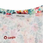 کراپ تاپ زنانه افراتین مدل گل افشان کد 1567 رنگ سبز