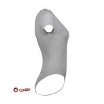 بادی آستین کوتاه زنانه افراتین کد 9577 رنگ طوسی روشن