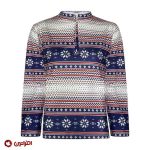 بلوز آستین بلند مدل برف افراتین کد 7551