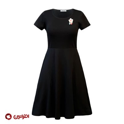 پیراهن زنانه مشکی افراتین کد 9595