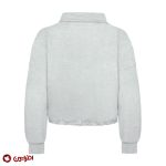 ست بلوز و شلوار زنانه مدل دمپاکش دار افراتین رنگ طوسی کد 6591