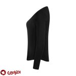 بلوز آستین بلند زنانه افراتین مدل 7575 رنگ مشکی