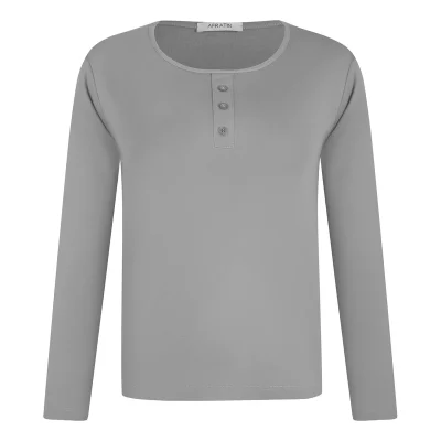 بلوز آستین بلند زنانه افراتین مدل 7575 رنگ طوسی