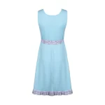 پیراهن زنانه افراتین مدل فیروزه و خاتون کد 9603 رنگ فیروزه ای