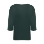 بلوز آستین سه ربع زنانه افراتین مدل 7577 رنگ یشمی