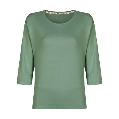بلوز آستین سه ربع زنانه افراتین مدل 7577 رنگ سبز