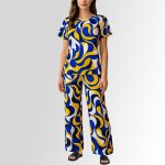 ست تیشرت و شلوار زنانه | مدل موج 6609