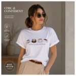 تیشرت باریستا سفید کد 2621