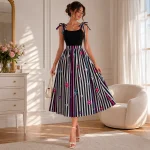 پیراهن زنانه تابستانی مدل نازگل کد 9605 - Image 2