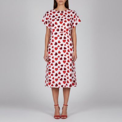 پیراهن زنانه | مدل والا قلب‌دار 9566