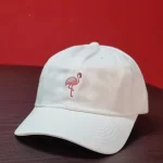 کلاه بیسبالی نقاب‌دار زنانه طرح فلامینگو