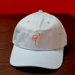 کلاه بیسبالی نقاب‌دار زنانه طرح فلامینگو