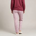 شلوار راحتی زنانه | مدل اسلش صورتی 5566