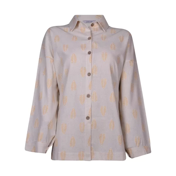 مانتو شومیزی زنانه افراتین مدل برگ کد 9614