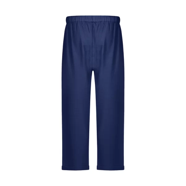 شلوار مام استایل زنانه افراتین مدل بابوس رنگ سرمه ای کد 5562