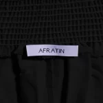 شلوار راسته زنانه افراتین رنگ مشکی مدل 5564