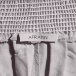 شلوار دم پا گشاد زنانه افراتین رنگ سفید مدل 5564