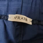 شلوار مام استایل زنانه افراتین مدل بابوس رنگ سرمه ای کد 5562