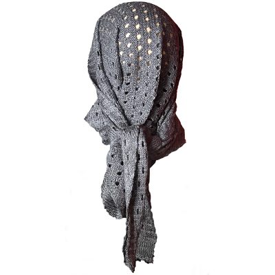 شال بافتنی دورک | رنگ توسی