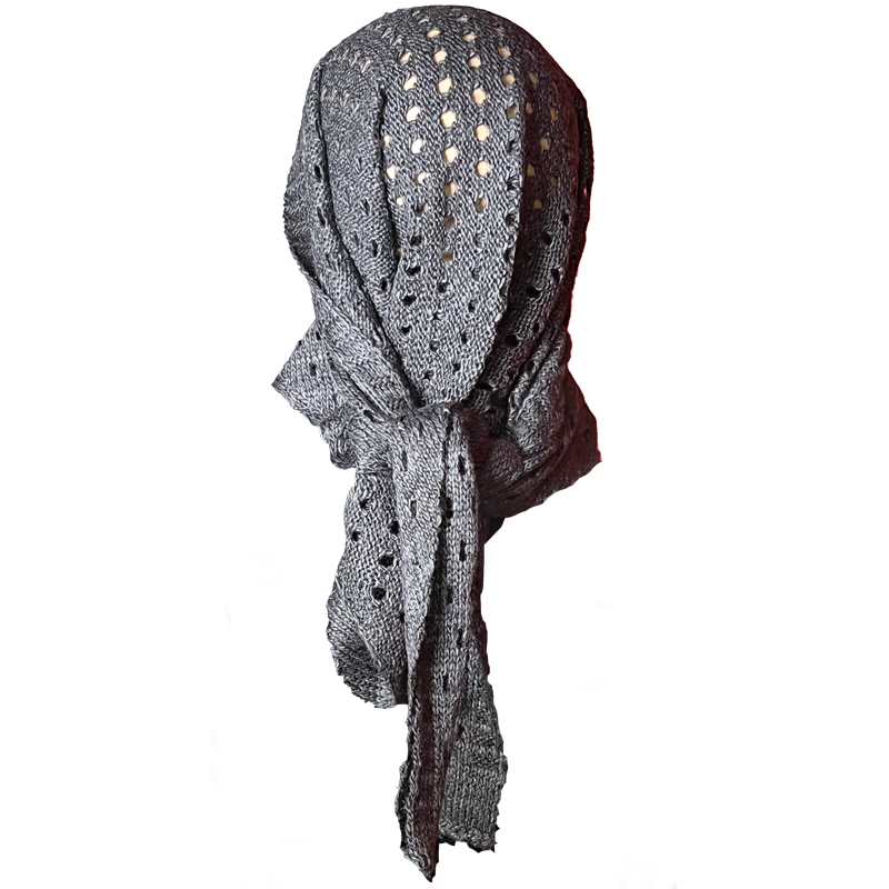 شال بافتنی دورک | رنگ توسی