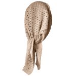 شال بافتنی مدل دورک | رنگ نسکافه ای - Image 2