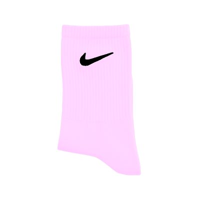 جوراب ورزشی ساق بلند | مدل نایک صورتی پاستیلی