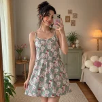 پیراهن راحتی بندی مدل خرگوش بامزه 9593 - Image 6