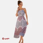 پیراهن ساحلی زنانه بندی مدل 9607 - Image 3