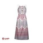 پیراهن ساحلی خشتی بندی | 9607 افراتین - Image 3