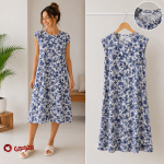 پیراهن خواب زنانه طرح برگ و گل | مدل 9616 افراتین - Image 3